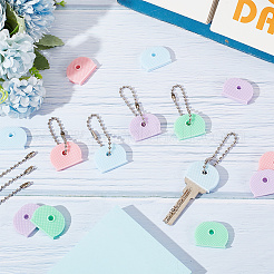60Pcs 4 Colors PVC Nonslip Waterproof Reusable Key Sleeve&nbsp;AJEW-OC0004-39