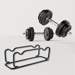 Iron Dumbbell Brackets&nbsp;AJEW-WH0010-23