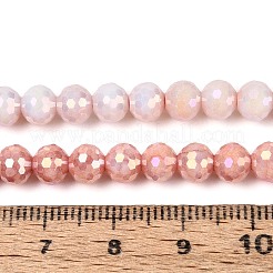 Anti-Tarnish Electroplate Glass Beads Strands&nbsp;GLAA-N056-6mm-07