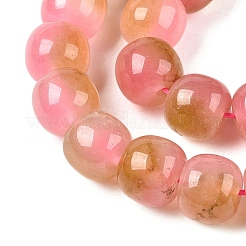 Dyed Natural White Jade Beads Strands&nbsp;G-T138-D10