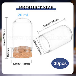 30Pcs Glass Dome Cloche Cover&nbsp;AJEW-BC0002-14A