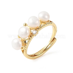 Natural Cultured Freshwater Pearl Finger Rings&nbsp;RJEW-JR01083