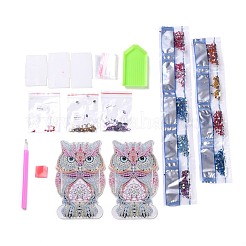 5D DIY Owl Pattern Animal Diamond Painting Pencil Case Ornaments Kits&nbsp;DIY-C020-01