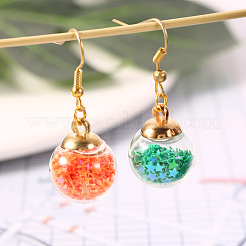 45Pcs 15 Colors Glass Ball Pendants&nbsp;GLAA-YW0001-17