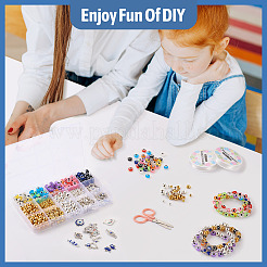 DIY Evil Eye Bracelet Making Kit&nbsp;DIY-TA0004-41
