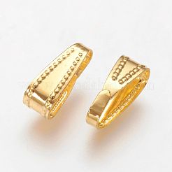 真鍮製バチカン  無鉛の  ゴールドカラー  11x4mm&nbsp;X-KK-H338-G-LF