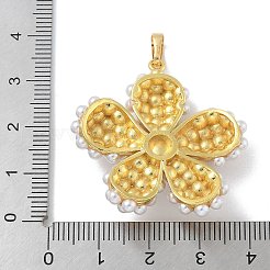 Rack Plating Brass Pendants&nbsp;KK-G515-36G