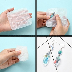 DIY Butterfly Charm Pendant Silicone Molds for DIY Earring Making&nbsp;DIY-YW0009-43