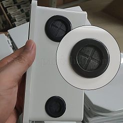 ラバーコイルプロテクター  フラットラウンド  ブラック  10~32x5~9mm  170個/箱&nbsp;KY-WH0237-34