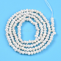 Natural Cultured Freshwater Pearl Beads Strands&nbsp;PEAR-N013-02I-01