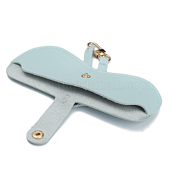 Portable PVC Leather Glasses Cases&nbsp;AJEW-WH0250-89D