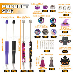 Halloween ABS Plastic Beadable Pens&nbsp;DIY-TA0014-53