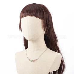 Natural Fluorite Chips Beaded Jewelry Set&nbsp;SJEW-JS01231-02