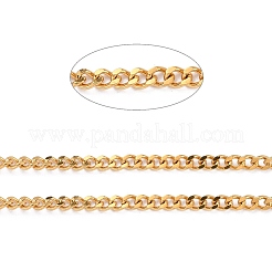 304 Stainless Steel Curb Chains&nbsp;CHS-D033-02G-02