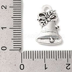 チベットスタイル合金小さな鈴のペンダント  カドミウムフリー＆鉛フリー  アンティークシルバー  18x11.5x3mm  穴：2.5mm  約186個/321g&nbsp;LS-TIBEP-R343-02AS-LF