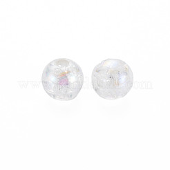 Transparent Crackle Acrylic Beads&nbsp;MACR-S373-66-L06