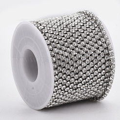 304 Stainless Steel Rhinestone Strass Chains&nbsp;CHS-R012-B-01