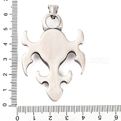 316 Surgical Stainless Steel Pendants Rhinestone Setting&nbsp;STAS-Z073-37AS