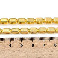 Electroplated Synthetic Non-magnetic Hematite Beads Strands&nbsp;G-G174-C01-01