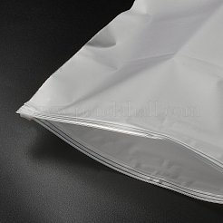 つや消し透明PE製ジュエリー用ジップトップ収納袋  ポータブルジュエリーオーガナイザーポーチ  長方形  透明  40.2x30.1x0.15cm&nbsp;ABAG-H114-01H