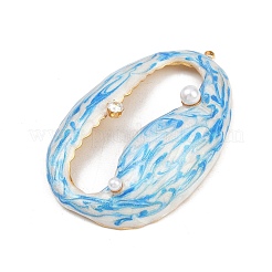 304 Stainless Steel Enamel Big Pendants&nbsp;STAS-I352-15G