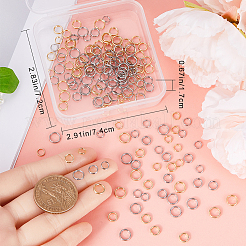 600Pcs 6 Styles 304 Stainless Steel Split Rings&nbsp;STAS-BBC0002-87
