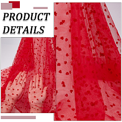 Nylon Lace Fabric&nbsp;DIY-CY0002-90B