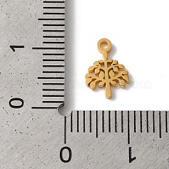 PVD Vacuum Plating 304 Stainless Steel Charms&nbsp;STAS-L081-017G