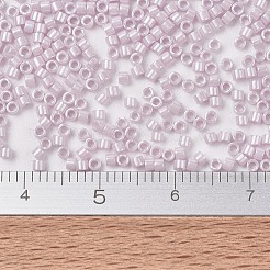 MIYUKIデリカビーズ  シリンダー  日本製シードビーズ  11/0  （db1534)不透明な淡いローズセイロン  1.3x1.6mm  穴：0.8mm  約2000PCS /ボトル  10 G /ボトル&nbsp;SEED-JP0008-DB1534