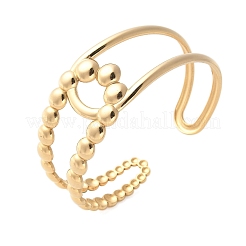 304 Stainless Steel Cuff Bangles for Women&nbsp;BJEW-U032-07G