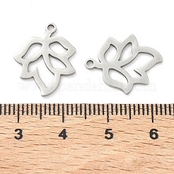 Hollow 201 Stainless Steel Pendants&nbsp;STAS-F337-10D-P