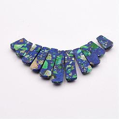 Regalite and Lapis Lazuli Beads Strands&nbsp;G-P298-E01