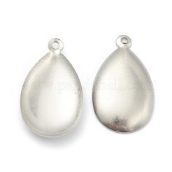 Tarnish Resistant 304 Stainless Steel Pendants Cabochan Settings&nbsp;STAS-G245-01