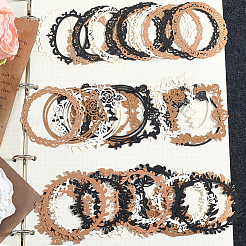 3 Sets 6 Style Vintage Cutout Lace Scrapbook Paper Pads&nbsp;DIY-CP0012-60