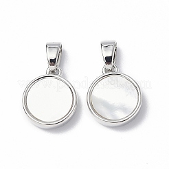 Platinum Tone Brass Charms&nbsp;LS-KK-R134-057P-B