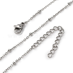2.5MM 304 Stainless Steel Satellite Chain Necklaces&nbsp;NJEW-T016-25P