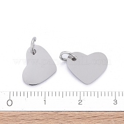 Anti-Tarnish 304 Stainless Steel Stamping Blank Tag Charms&nbsp;STAS-I311-19P