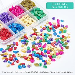 144G 8 Style Natural & Synthetic Gemstone Beads Strands&nbsp;G-NB0002-63