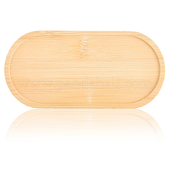 木製丸型香皿2枚  ホームオフィス茶屋禅仏教用品  湯通しアーモンド  165x80mm&nbsp;AJEW-CN0003-62