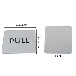 ABS Public Sign Stickers&nbsp;DIY-GF0002-49