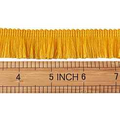 ポリエステルリボン  フリンジレーストリム  ゴールド  7/8~1インチ（23~25mm）  25メートル/カードについて&nbsp;OCOR-TAC0005-09E