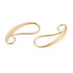 Ion Plating(IP) 304 Stainless Steel Earring Hooks&nbsp;STAS-N108-29G