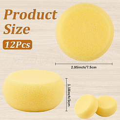 陶器スポンジ  ラウンド  ゴールド  7.5cm&nbsp;CELT-CP0001-01A