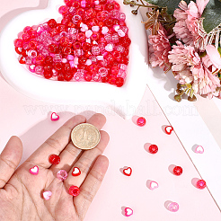 960Pcs 6 Styles Transparent Acrylic Beads&nbsp;TACR-PA0001-19