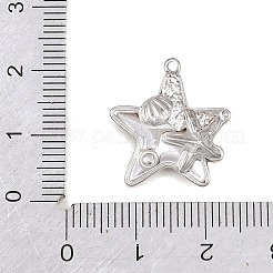 304 Stainless Steel Pendants&nbsp;STAS-B143-07A-P