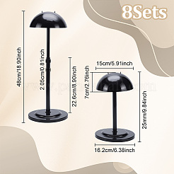 8Pcs Plastic Wig Display Stands&nbsp;ODIS-UN0001-27A