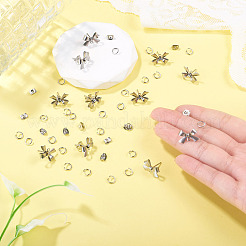 10 Pairs 304 Stainless Steel Bowknot Stud Earring Findings&nbsp;STAS-TA0006-33