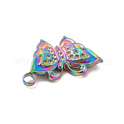 Ion Plating(IP) 304 Stainless Steel Pendant Rhinestone Settings&nbsp;STAS-F282-11MC