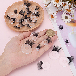 22個 5スタイル アクリル人形用まつげ  ドールアイメイクアクセサリー  人形用DIYクラフト作り  ブラック  20~41mm&nbsp;DOLL-SP0001-03