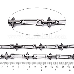 Alloy Paperclip Chains with Rivet&nbsp;LCHA-T001-17B